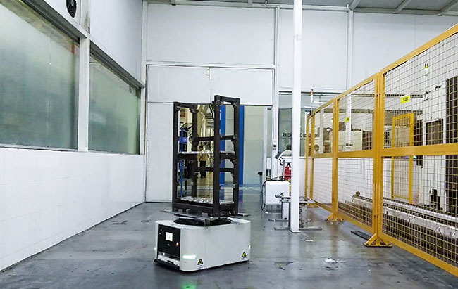 Free Mapping AGV Warehouse Automation , Automated Guided Vehicle Robot With High Accuracy