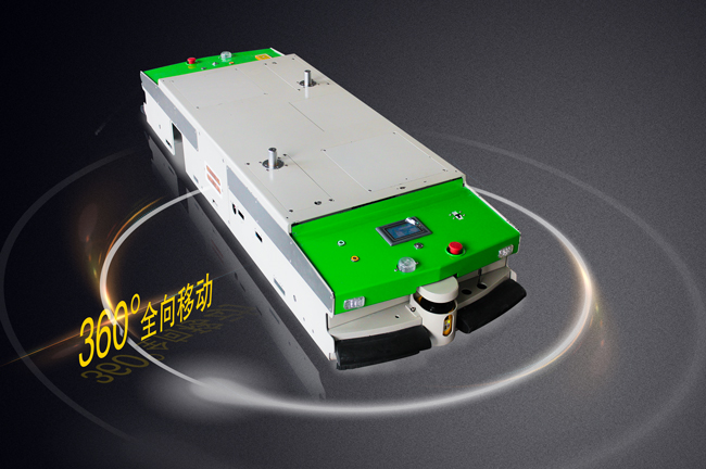 RF / Wifi Communication Omni Directional Tunnel AGV Cart For Beverage Industry